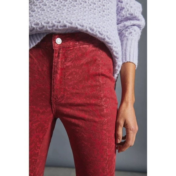 - Anthropologie Pilcro Flocked High-Rise Leggings/Pants NWT SZ 18W - Picture 6 of 16